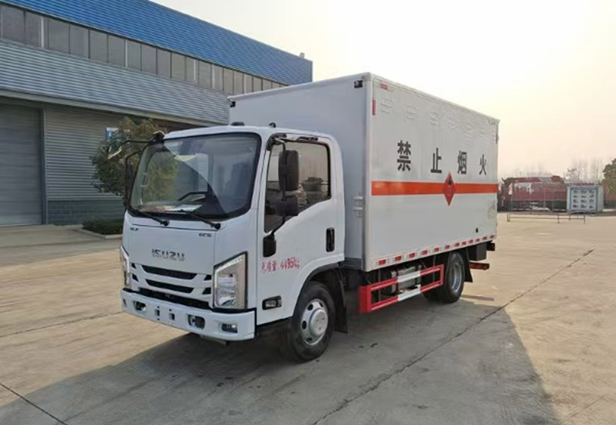 程力專汽五十鈴雜項危險品廂式運輸車
